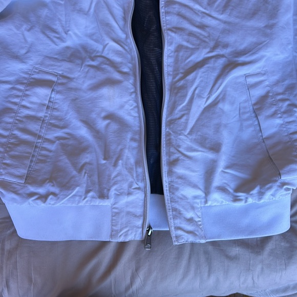 Tommy Hilfiger White Windbreaker Jacket (M) - Picture 6 of 6
